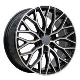 Alu kola Racing Line HF2125, 18x8 6x120 ET50, černá + leštění (zátěžová)
