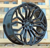 Alu kola Racing Line HF5225, 22x10 5x120 ET38, černá lesklá (zátěžová)