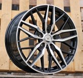 Alu kola Racing Line HF5230, 18x8 5x112 ET52, černá + leštění (zátěžová)
