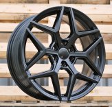 Alu kola Racing Line HF6120, 20x8 6x120 ET48, saténová černá (zátěžová)