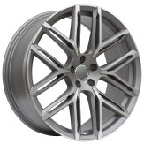 Alu kola Racing Line HF736, 21x9.5 5x112 ET30, šedivá matná + leštění