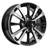 Alu kola Racing Line I0360, 14x5.5 4x100 ET40, černá + leštění