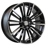 Alu kola Racing Line I0361, 18x8 5x112 ET41, černá + leštění