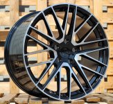 Alu kola Racing Line I0375, 21x11.5 5x130 ET67, černá + leštění (zátěžová)