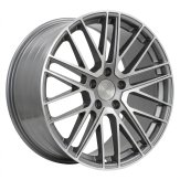 Alu kola Racing Line I0375, 21x11.5 5x130 ET67, šedivá + leštění (zátěžová)