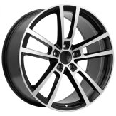 Alu kola Racing Line I3081F, 22x10 5x130 ET48, černá + leštění (zátěžová)