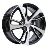 Alu kola Racing Line I5300, 17x7 5x114.3 ET35, černá + leštění