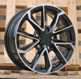Alu kola Racing Line I5340, 15x6 5x114.3 ET40, černá + leštění