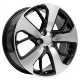 Alu kola Racing Line I5390, 18x7.5 5x114.3 ET52.5, černá + leštění