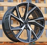 Alu kola Racing Line I5491, 20x9 5x112 ET30, černá + leštění