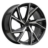 Alu kola Racing Line I5491, 20x9 5x112 ET30, černá + leštění
