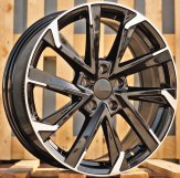 Alu kola Racing Line I5547, 18x7.5 5x114.3 ET40, černá + leštění