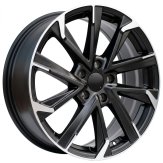 Alu kola Racing Line I5547, 18x7.5 5x114.3 ET40, černá matná + leštění