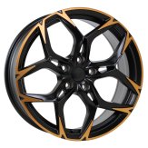 Alu kola Racing Line I5572, 19x8.5 5x112 ET38, černá matná + měděná barva leštění