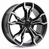 Alu kola Racing Line I5596, 19x8 5x112 ET27, černá + leštění