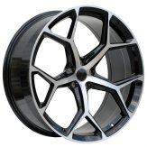 Alu kola Racing Line I5598, 19x8.5 5x112 ET35, černá + leštění (zátěžová)