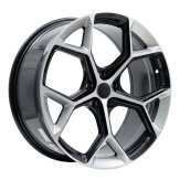 Alu kola Racing Line I5598, 20x9 5x112 ET30, stříbrná + černá lesklá (zátěžová)