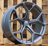 Alu kola Racing Line I5598, 23x10 5x112 ET21, šedivá matná