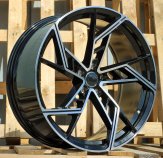 Alu kola Racing Line I5611, 18x8 5x112 ET35, černá + leštění