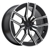 Alu kola Racing Line I5619, 20x8.5 5x112 ET25, černá matná + leštění (zátěžová)