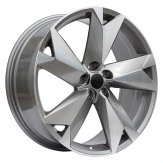 Alu kola Racing Line I5625, 20x8 5x112 ET41, šedivá + leštění