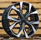 Alu kola Racing Line I5627, 17x7.5 5x112 ET40, černá + leštění
