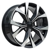 Alu kola Racing Line I5627, 18x7.5 5x114.3 ET45, černá + leštění