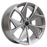 Alu kola Racing Line I5638, 20x8 5x112 ET45, šedivá + leštění