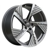 Alu kola Racing Line I5639, 20x9 5x112 ET38, šedivá matná + leštění