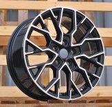 Alu kola Racing Line I5659, 18x8 5x120 ET48, černá + leštění (zátěžová)