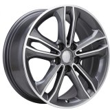 Alu kola Racing Line I7094, 17x7.5 5x112 ET54, šedivá + leštění