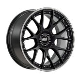 Alu kola Racing Line IN0278, 18x8 5x120 ET34, černá matná + leštěný límec