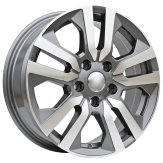 Alu kola Racing Line IN3516F, 16x6 5x114.3 ET50, šedivá + leštění