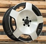 Alu kola Racing Line IN3518F, 19x8 5x112 ET52, černá + leštění (zátěžová)