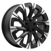 Alu kola Racing Line IN3519F, 18x7.5 5x112 ET52, černá matná + leštění (zátěžová)