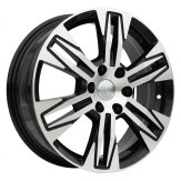 Alu kola Racing Line IN3606F, 17x6.5 6x120 ET50, černá + leštění (zátěžová)