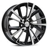 Alu kola Racing Line IN3623F, 18x7 5x114.3 ET35, černá + leštění