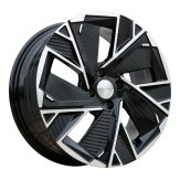 Alu kola Racing Line IN3625F, 16x6.5 4x100 ET37, černá + leštění
