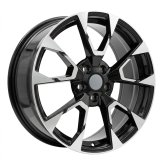 Alu kola Racing Line IN3639F, 18x7.5 5x108 ET50, černá + leštění
