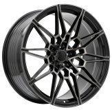 Alu kola Racing Line IN3650F, 21x10.5 5x112 ET20, černá + tmavé leštění (zátěžová)