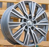 Alu kola Racing Line IN3651F, 17x7 5x120 ET55, šedivá + leštění
