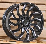 Alu kola Racing Line JT192, 20x9 6x139.7 ET, černá lesklá