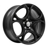 Alu kola Racing Line L1432, 18x7.5 5x110 ET41, černá matná