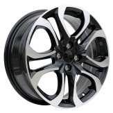 Alu kola Racing Line L1650, 17x6.5 4x100 ET45, černá + leštění