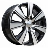 Alu kola Racing Line L1671, 17x6.5 4x100 ET45, černá + leštění