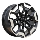 Alu kola Racing Line L2279, 18x7.5 6x114.3 ET30, černá + leštění (zátěžová)