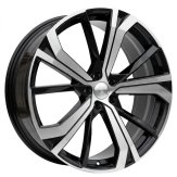 Alu kola Racing Line SF503, 18x7.5 5x108 ET50.5, černá + leštění