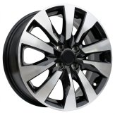 Alu kola Racing Line W1785, 16x6 4x100 ET45, černá + leštění