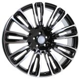 Alu kola Racing Line XE136, 21x9.5 5x108 ET45, černá + leštění (zátěžová)