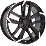 Alu kola Racing Line XE170, 16x7 5x108 ET44, černá + leštění
